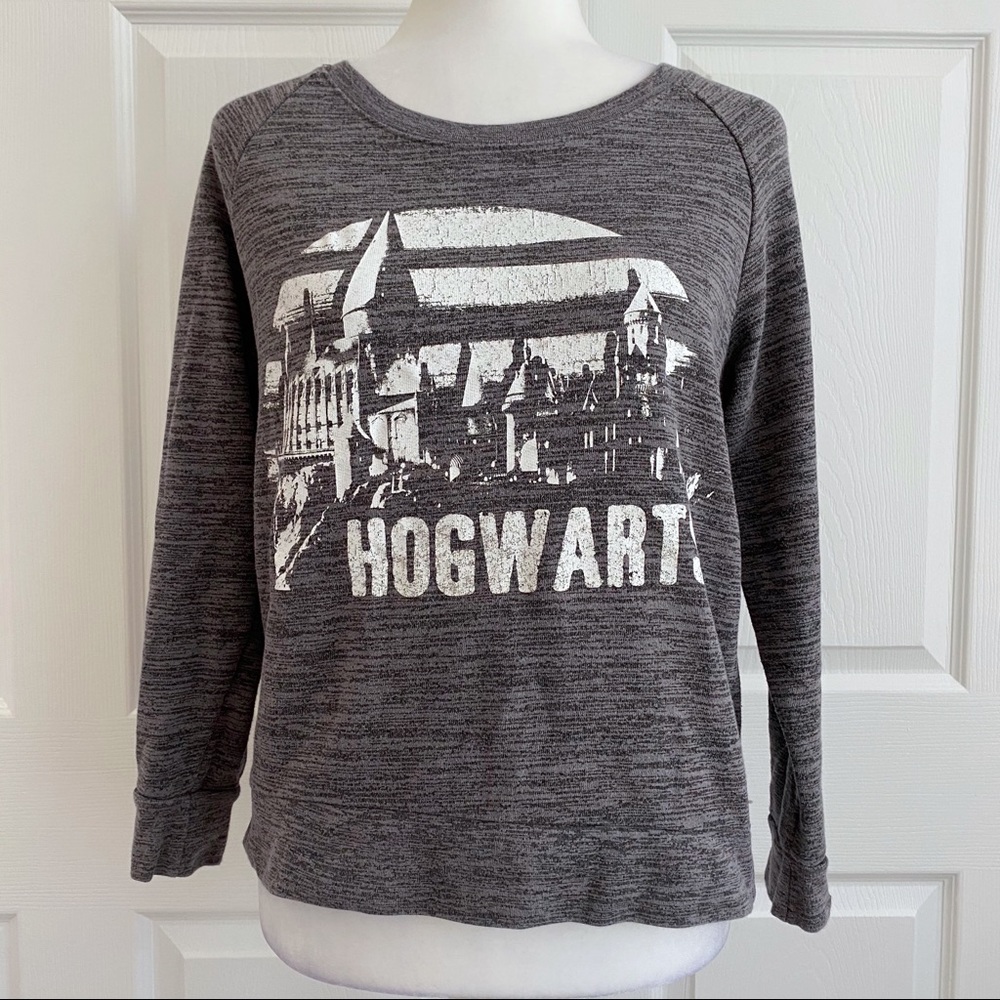 Harry Potter Hogwarts Heather Gray Sweatshirt